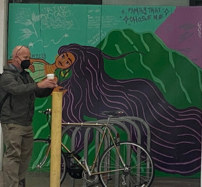 mural in San Francisco by artist unknown.