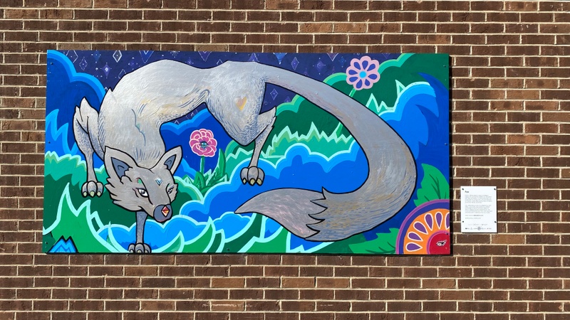 mural in Akron by artist unknown.