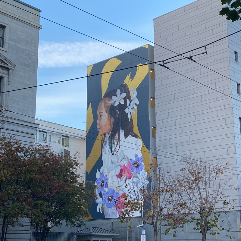 mural in San Francisco by artist unknown.