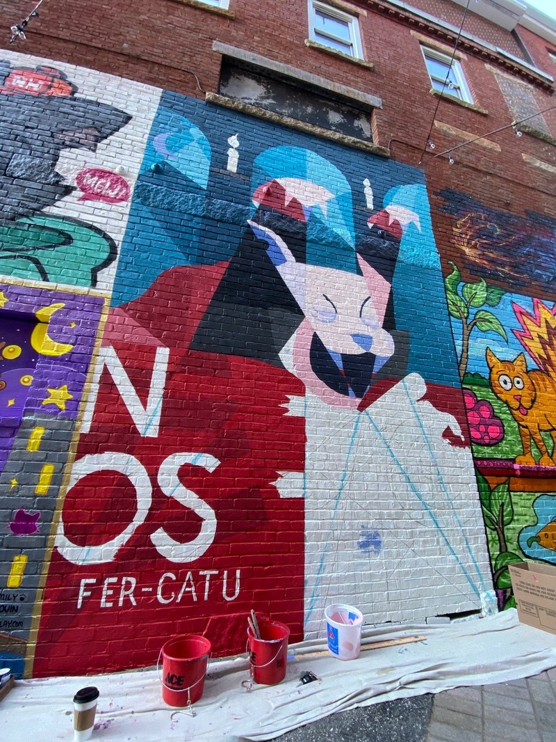 mural in by artist unknown.