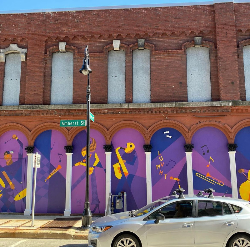 mural in Manchester by artist Dave Hady.