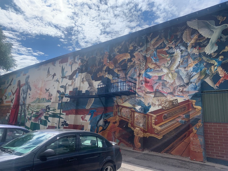 mural in Flagstaff by artist unknown.