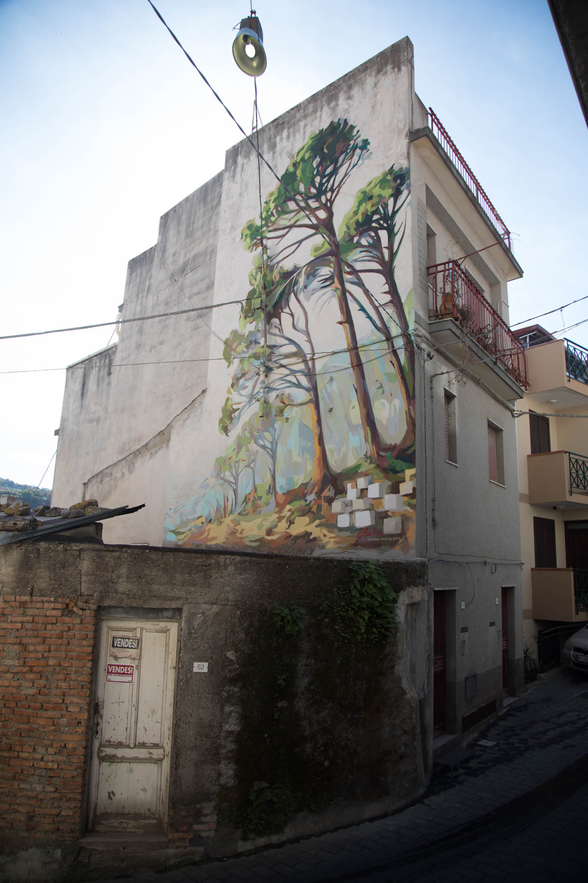 mural in Graniti by artist Joanne Hastie.