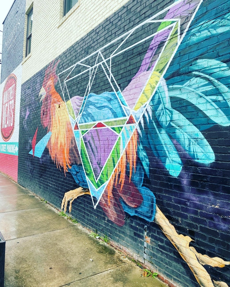 mural in Chattanooga by artist Seven.