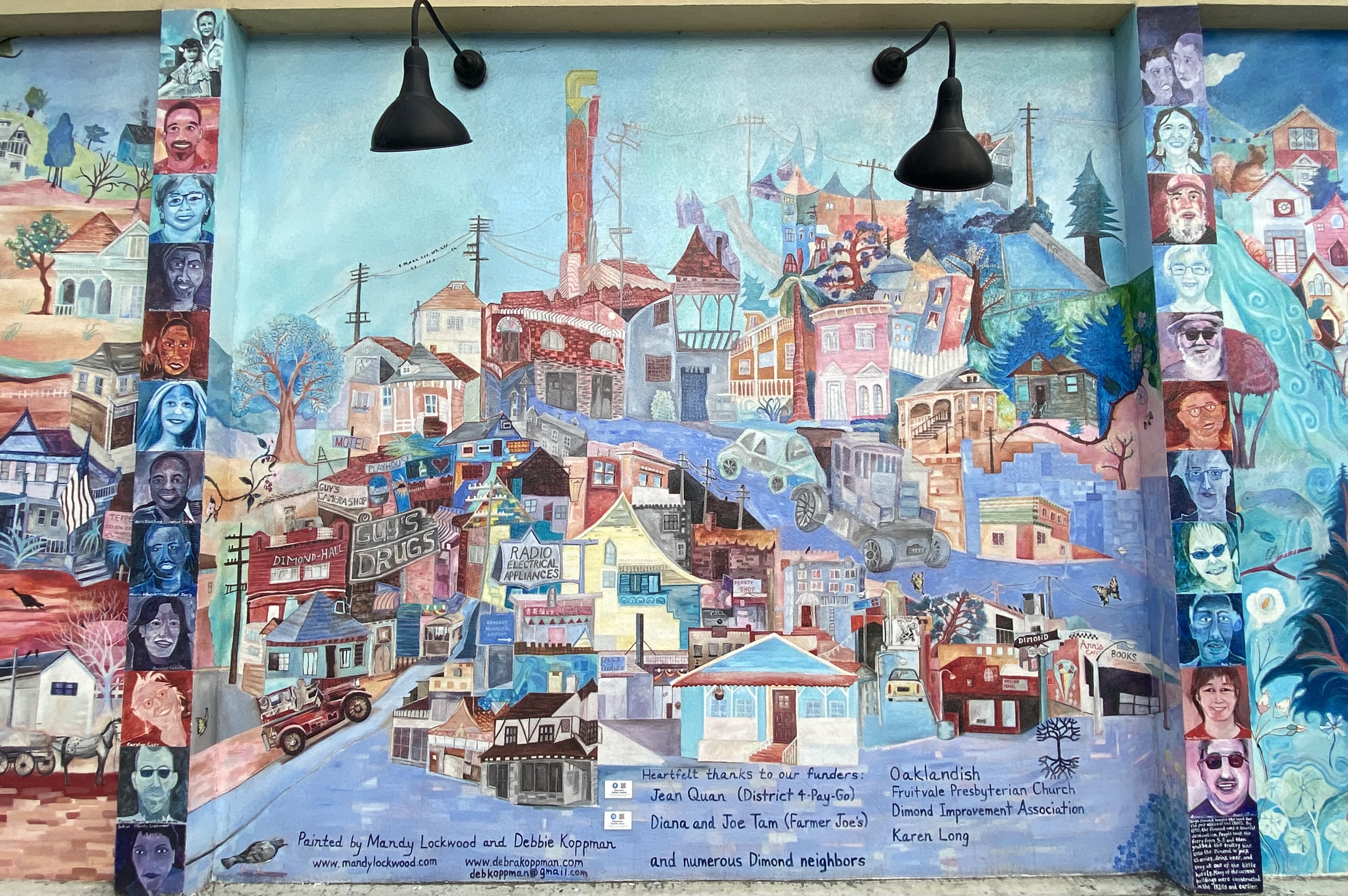 mural in Oakland by artist unknown.