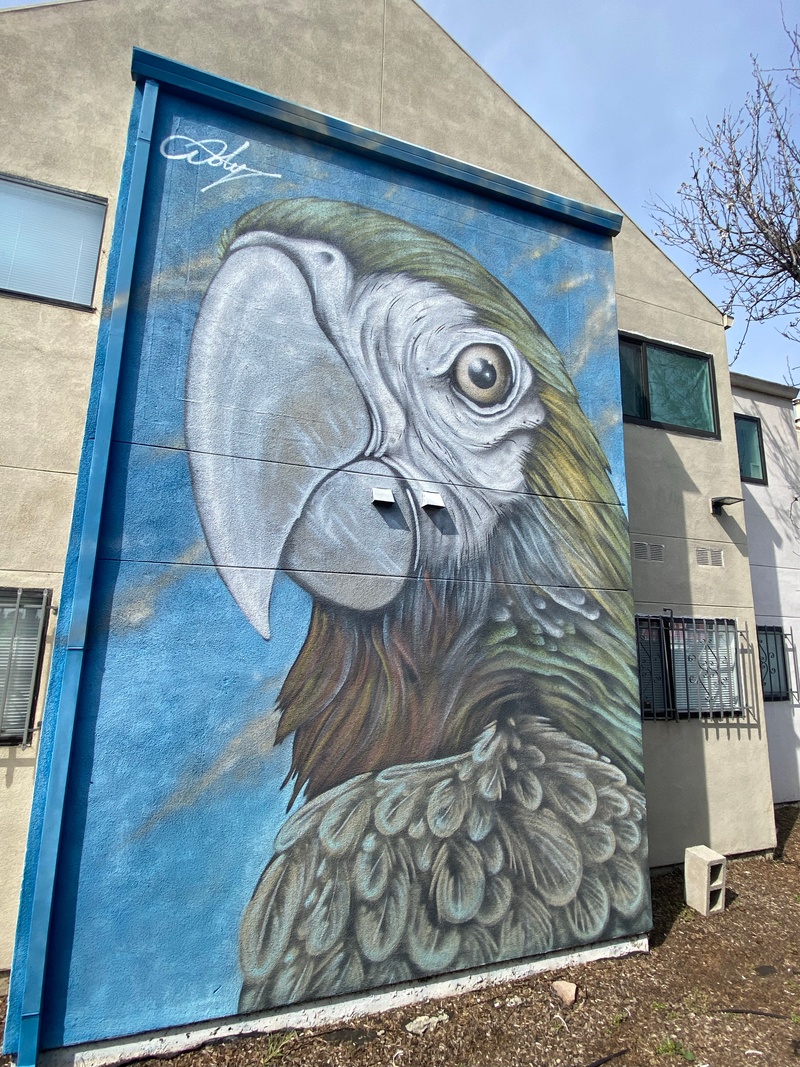 mural in Oakland by artist unknown.