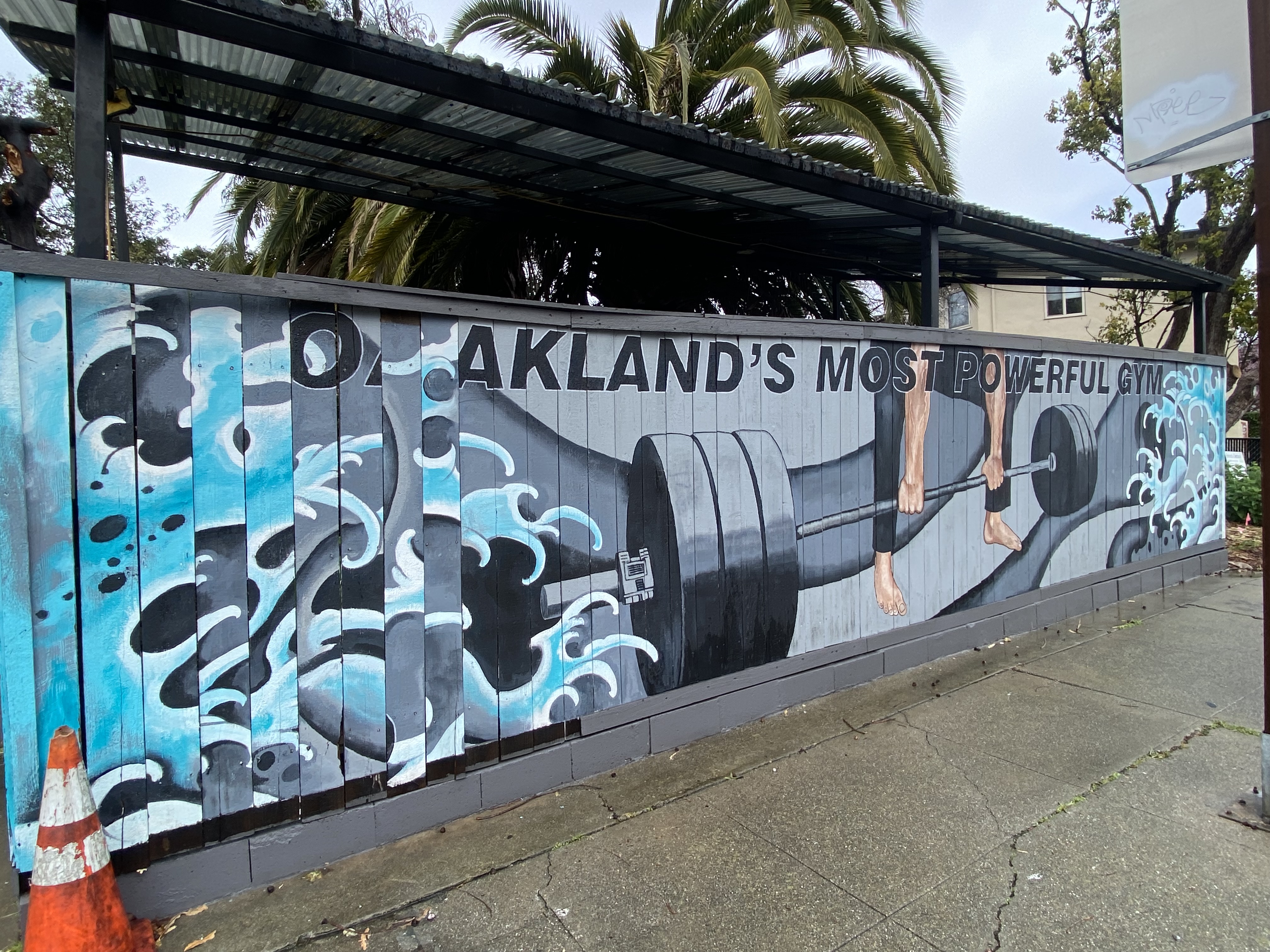 mural in Oakland by artist unknown.