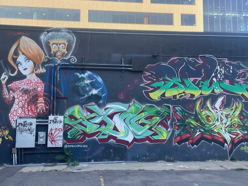 mural in Denver by artist unknown.