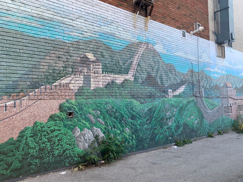 mural in Toronto by artist unknown.