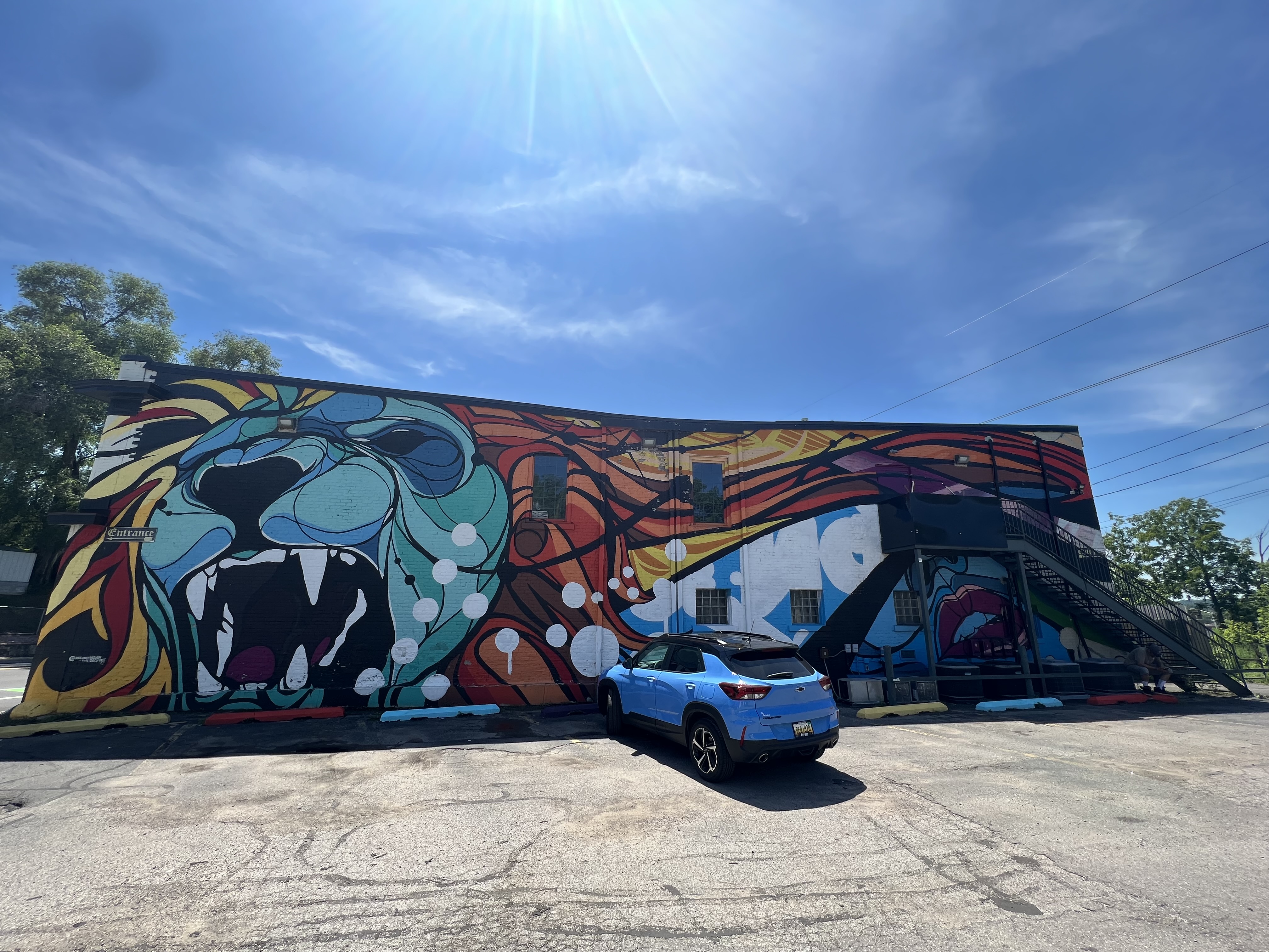 mural in Grand Rapids by artist Kyle DeGroff.