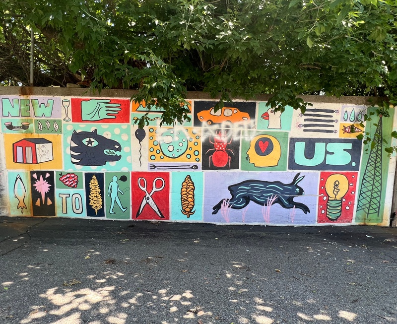 mural in Grand Rapids by artist unknown.