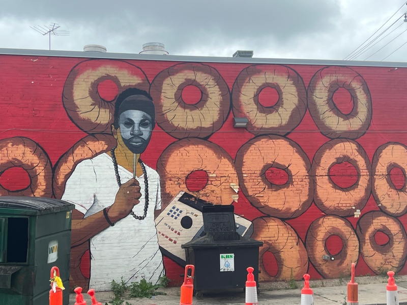 mural in Detroit by artist Tylonn J. Sawyer.
