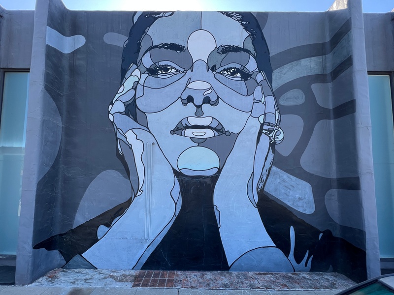 mural in Ventura by artist David Flores.