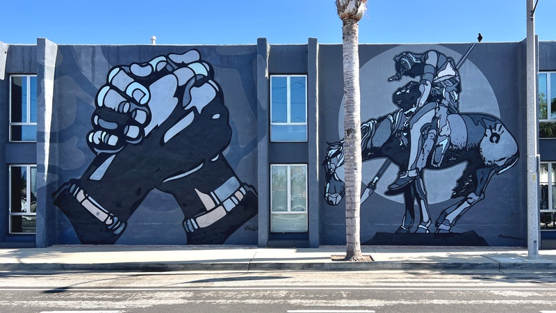 mural in Ventura by artist David Flores.