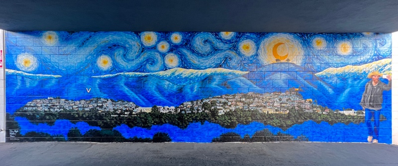 mural in Ventura by artist unknown.
