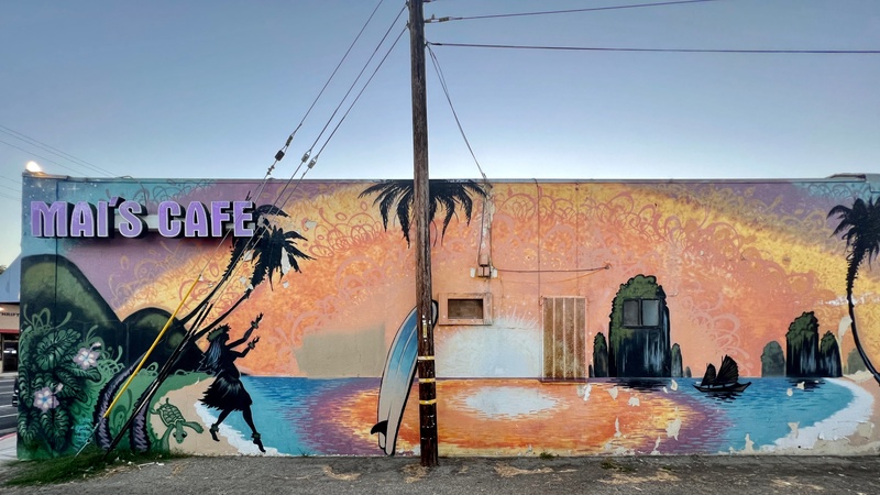 mural in Ventura by artist unknown.