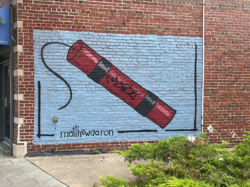 mural in Indianapolis by artist Matthew Aaron.