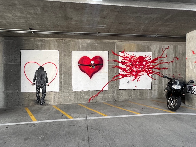 mural in Indianapolis by artist Nick Walker.