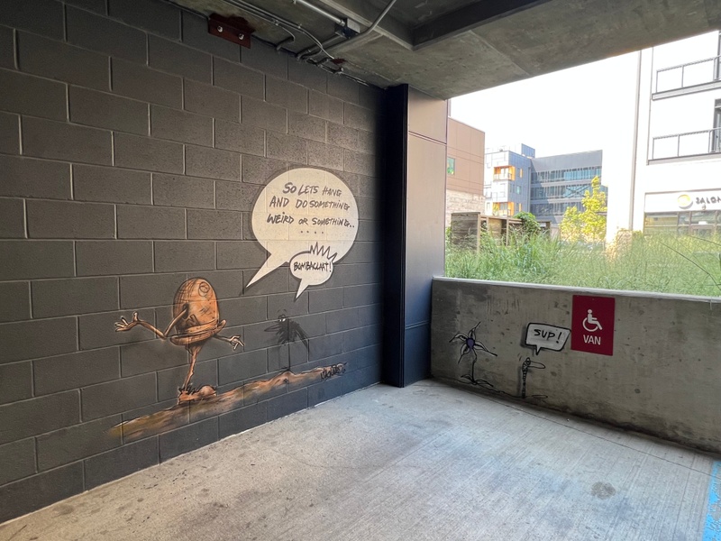 mural in Indianapolis by artist unknown.