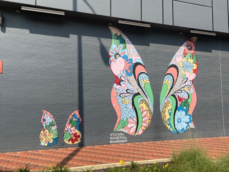 mural in Indianapolis by artist Kelsey Montague.