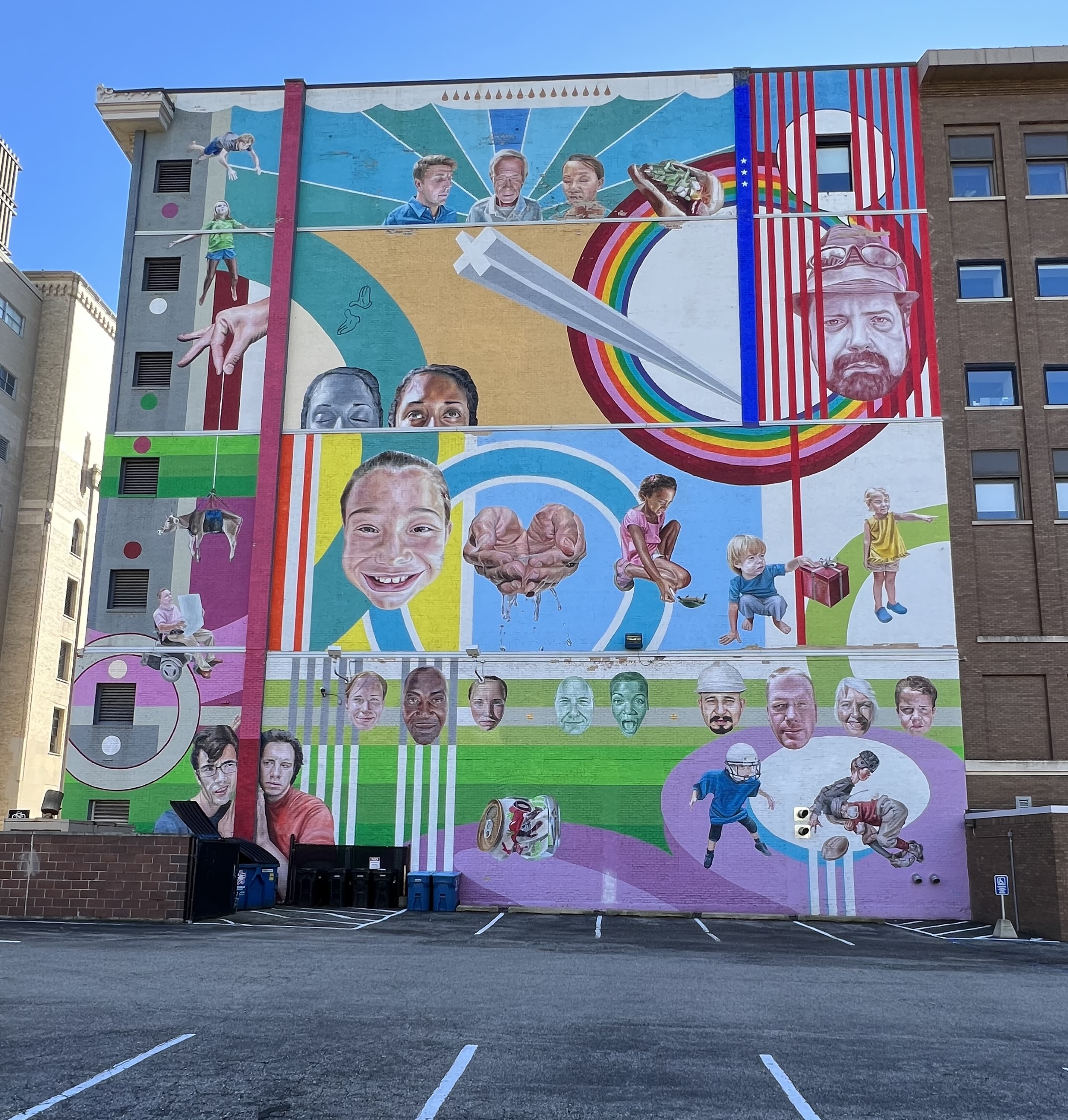 mural in Grand Rapids by artist Jeff Zimmermann.