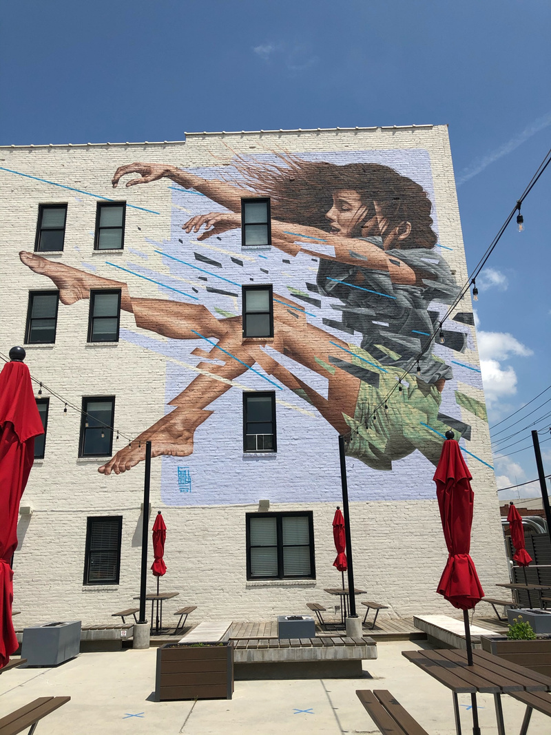 mural in Roanoke by artist James Bullough.