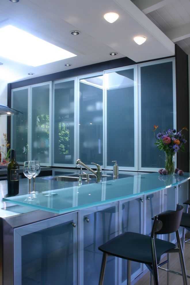 Kitchen Glass Top Table And Chairs For Kitchen (4 of 6