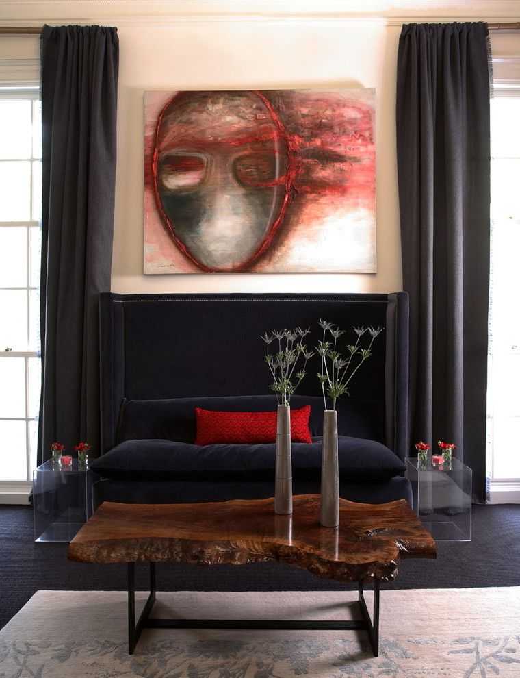 Living Room: Dark Wood Living Room Table Furniture Sets (#4 of 4 Photos)