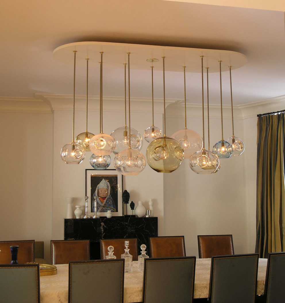 Creative Dining Room Lighting With Aqua Chandelier 3346 House