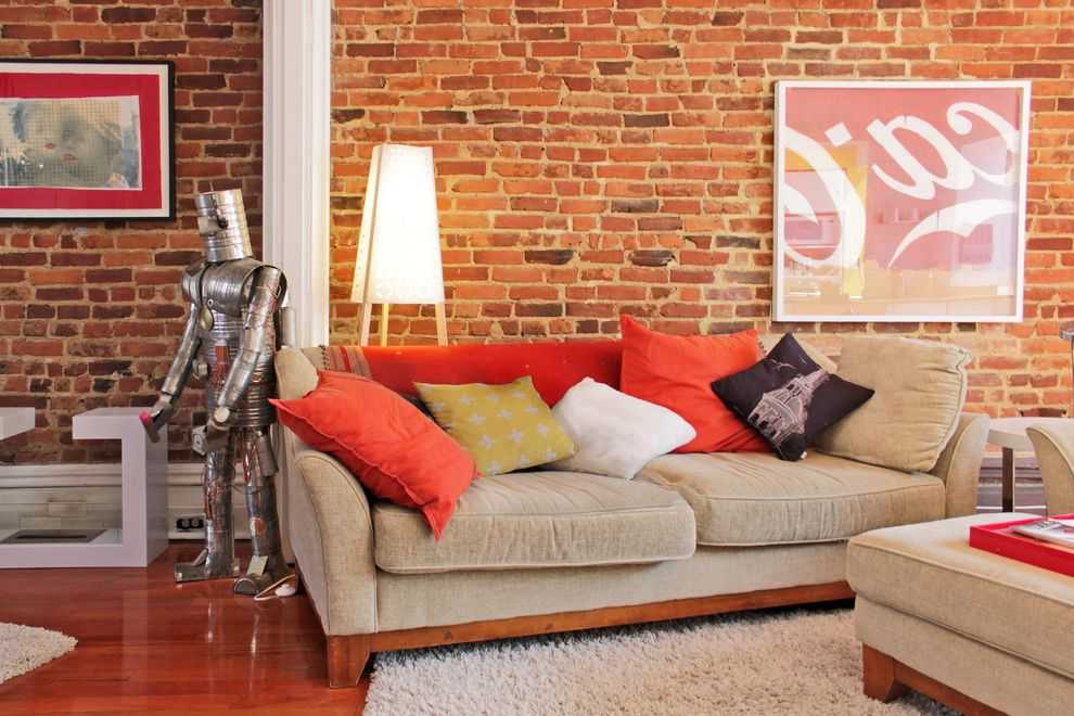 Unique Living Room Decor With Brick Wall 6016 House Decoration Ideas
