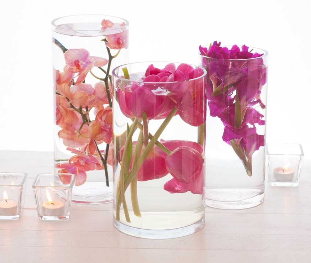 Centerpieces 10 Exotic Submerged Flower Wedding Centerpieces (5 of 10