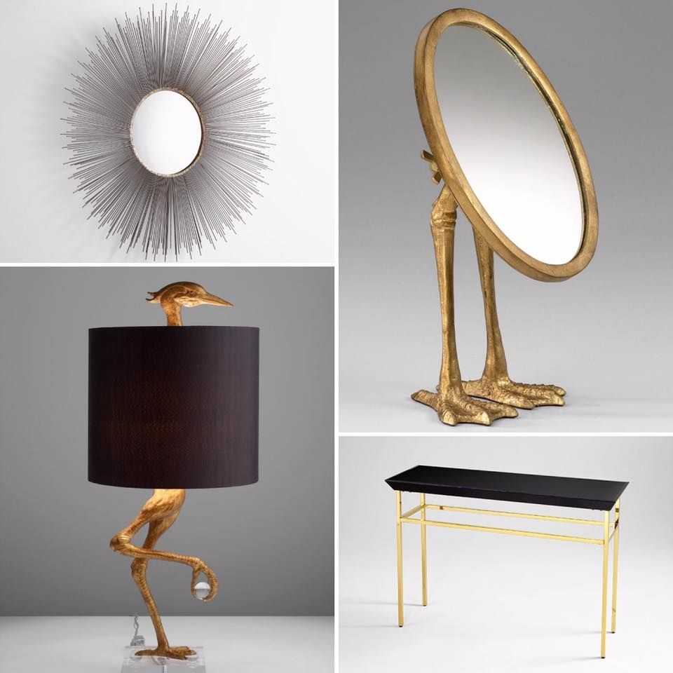 Mirror Gold Table Mirror (10 of 15 Photos)