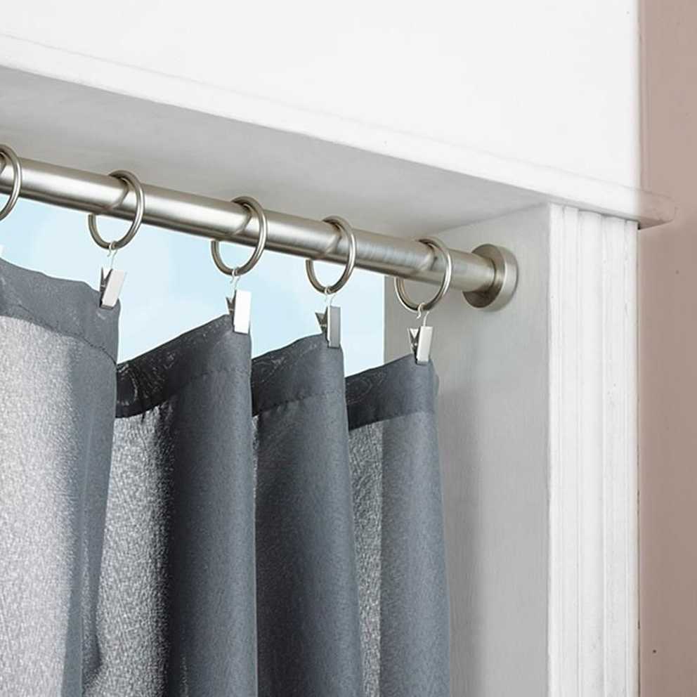25 Photos Spring Loaded Curtain Poles | Curtain Ideas