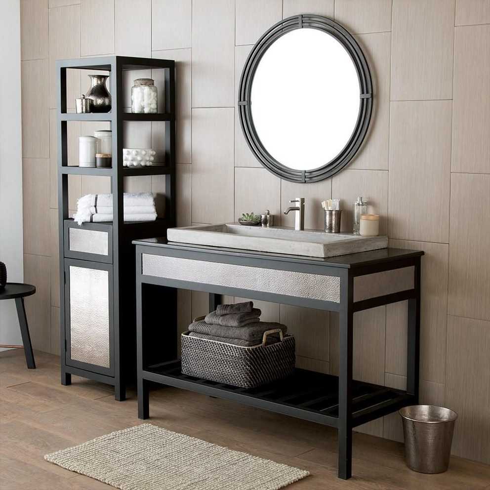 Mirror Wrought Iron Bathroom Mirrors (10 of 20 Photos)