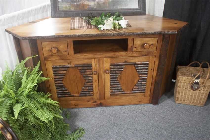 Tv Stand Rustic Corner TV Stands (11 of 50 Photos)