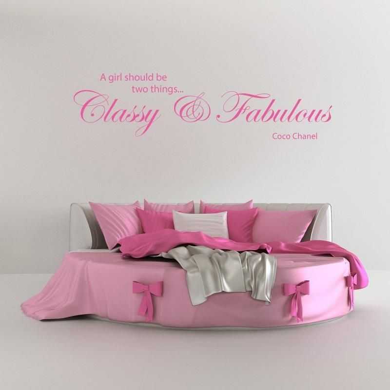 Wall Art Coco Chanel Wall Decals (18 of 20 Photos)