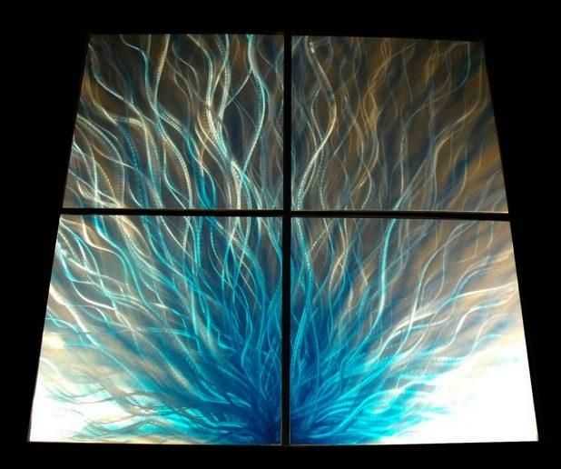 Wall Art Duck Egg Blue Wall Art (18 of 20 Photos)