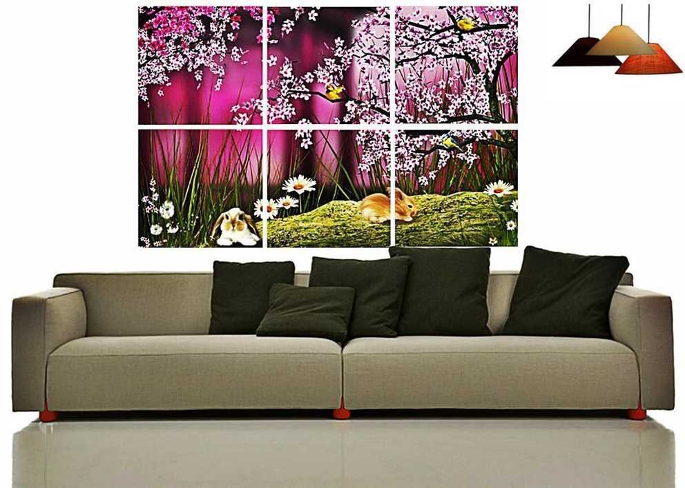 Wall Art Split Wall Art (19 of 20 Photos)