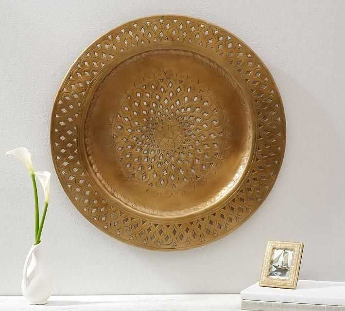 Wall Art Decorative Metal Disc Wall Art (2 of 20 Photos)
