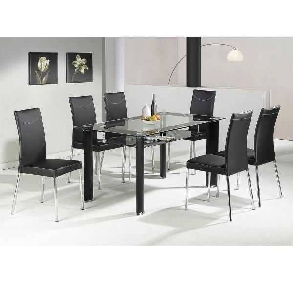 Dining Room Glass Dining Tables 6 Chairs (10 of 20 Photos)