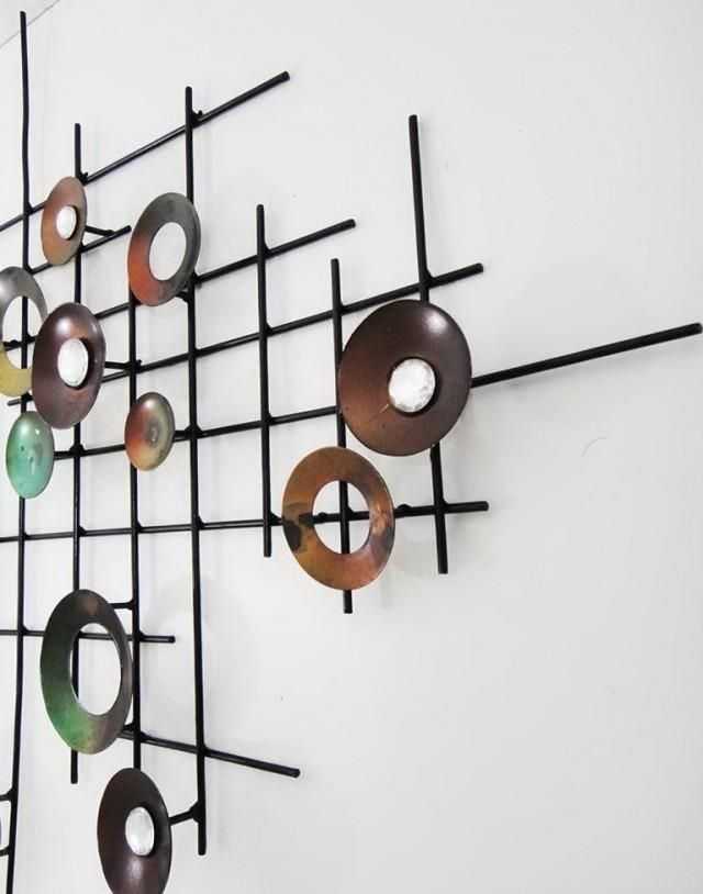 Wall Art Abstract Metal Wall Art Australia (16 of 20 Photos)