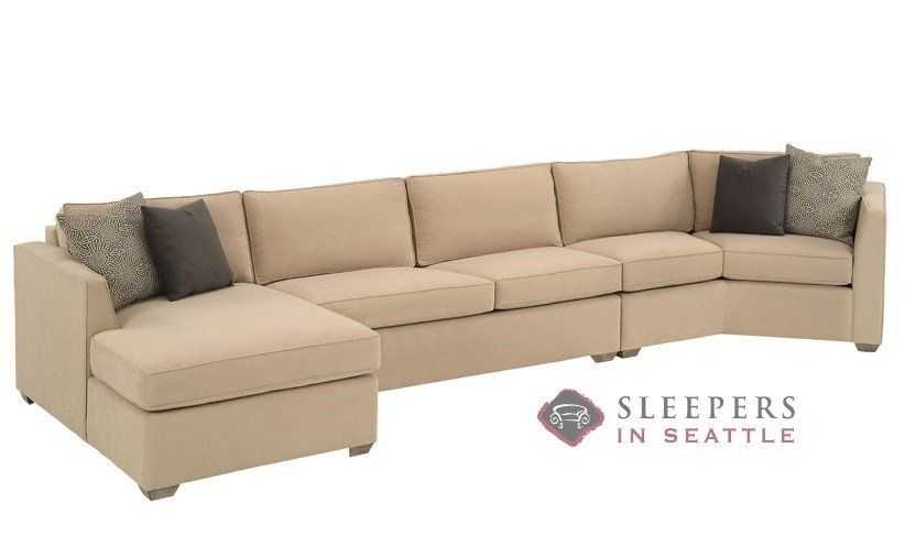 Customize And Personalize Strata Chaise Sectional Fabric Sofa With Angled Chaise Sofas (Photo 4 of 10)