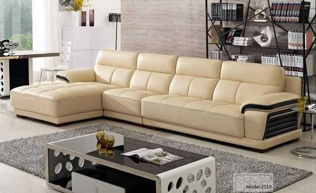 Free Shipping European Modern Leather Sectional Sofa Classical With Regard To Sectional Sofas From Europe (Photo 7 of 10)