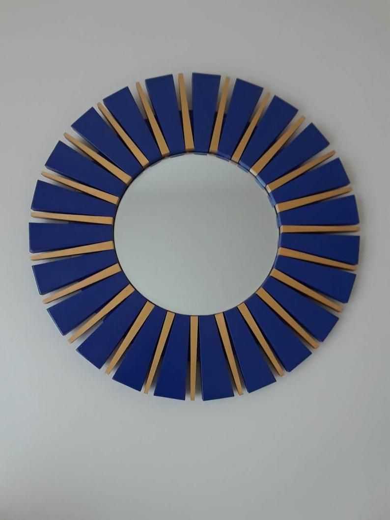Mirror Deniece Sunburst Round Wall Mirrors (10 of 20 Photos)