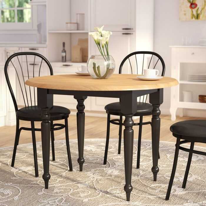 15 Ideas of Katarina Extendable Rubberwood Solid Wood Dining Tables
