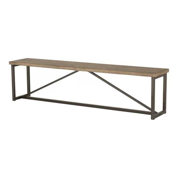 Rishaan Wood Bench | Wood, Bench, Rustic In Most Recently Released Rishaan Dining Tables (Photo 9 of 15)