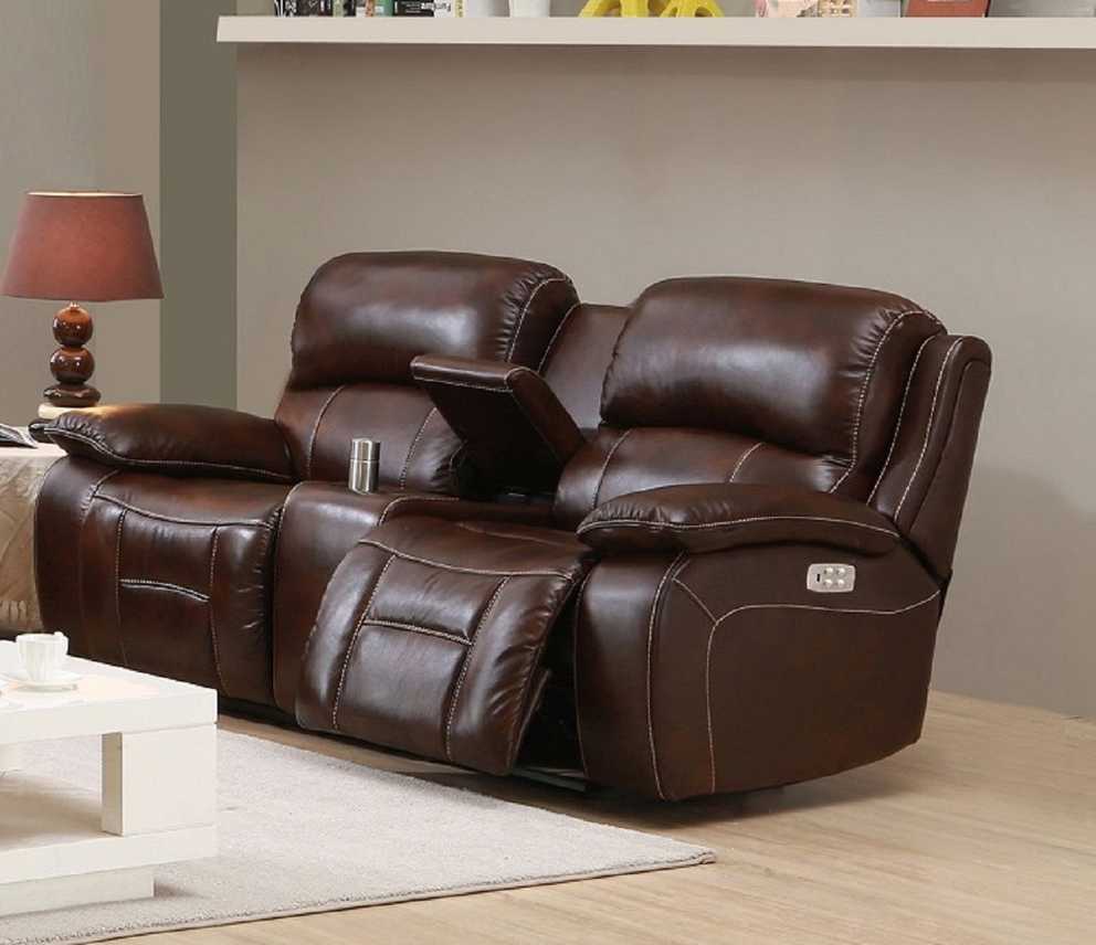 Westminster Top Grain Leather Power Reclining Loveseat With Nolan Leather Power Reclining Sofas 