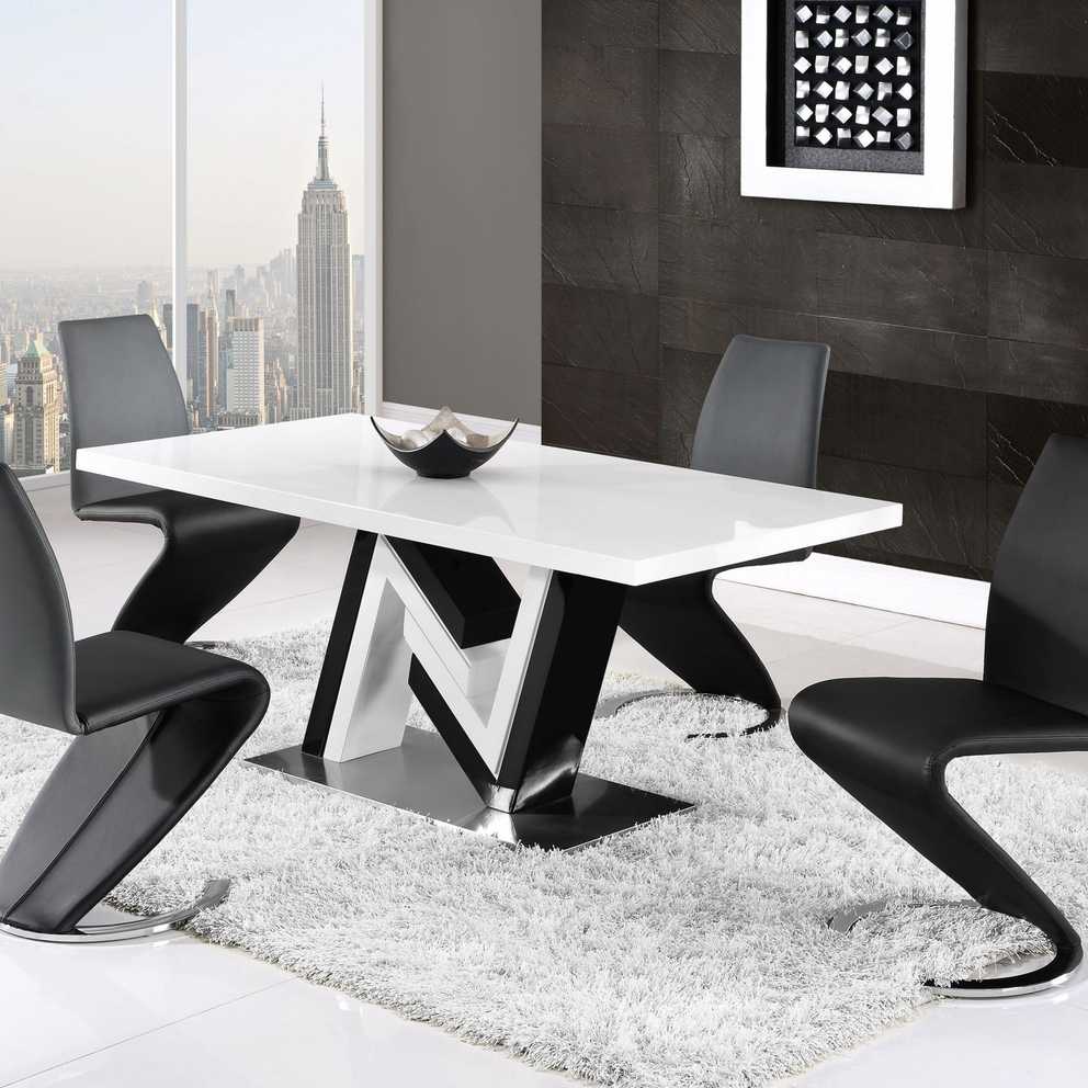 Dining Room White and Black Dining Tables (14 of 15 Photos)