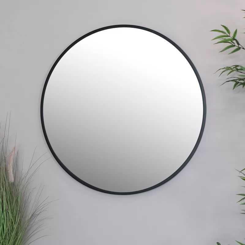 Mirror: Black Round Wall Mirrors (#13 of 15 Photos)