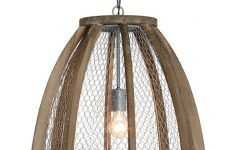 Chicken Wire Pendant Lights